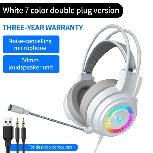 wholesale gaming headset g58 white