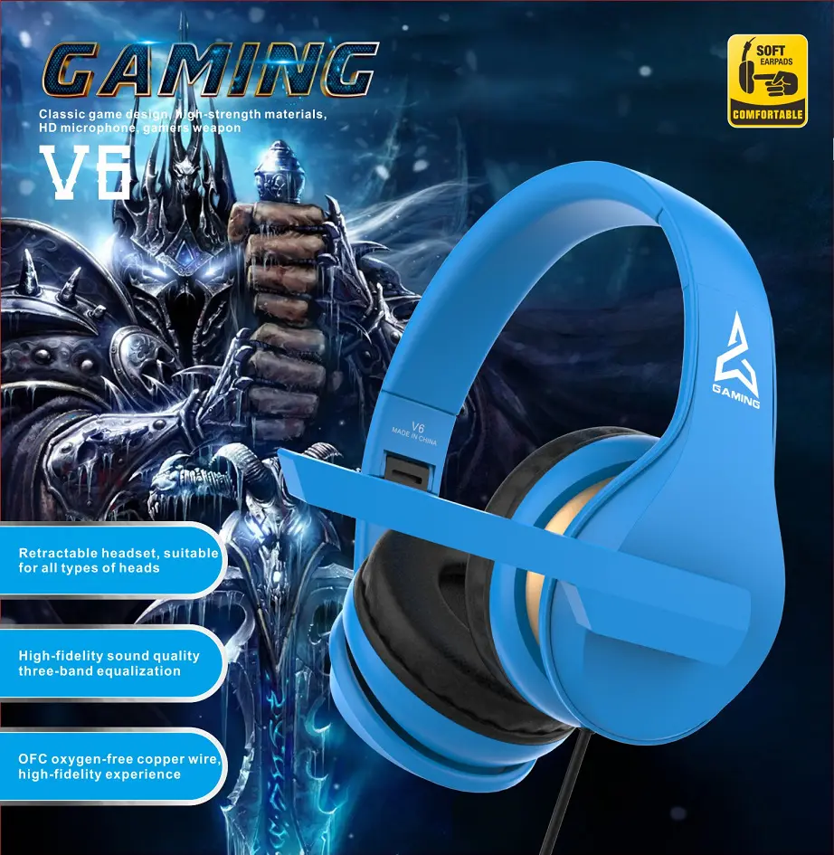 gaming headset wholesale v614