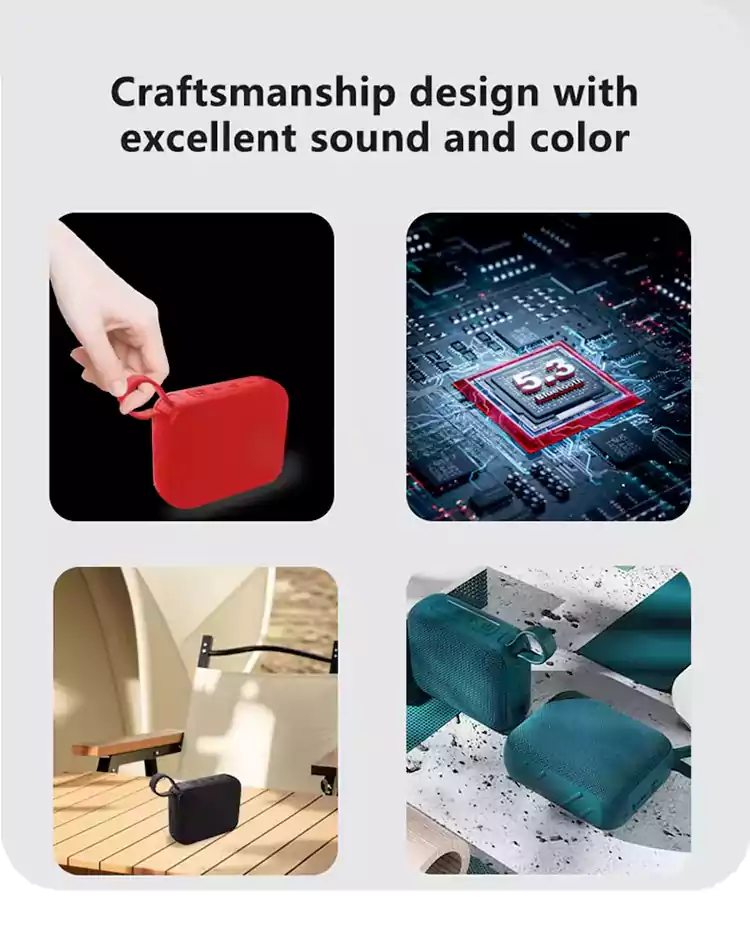 mini waterproof portable bicycle music bluetooth speaker g0412