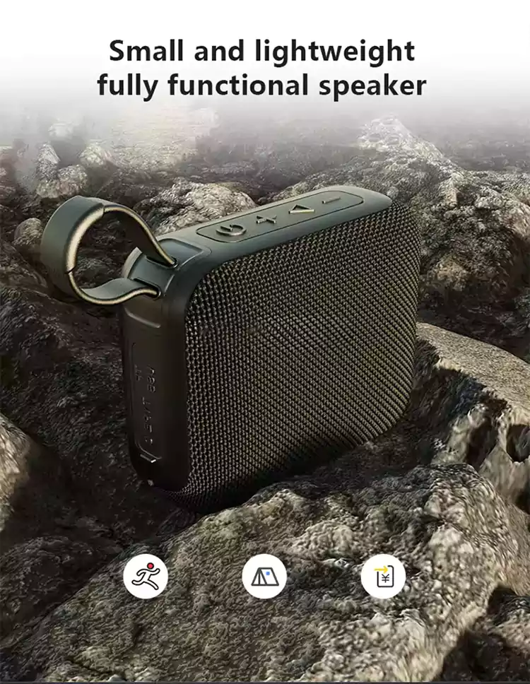 mini waterproof portable bicycle music bluetooth speaker g0413