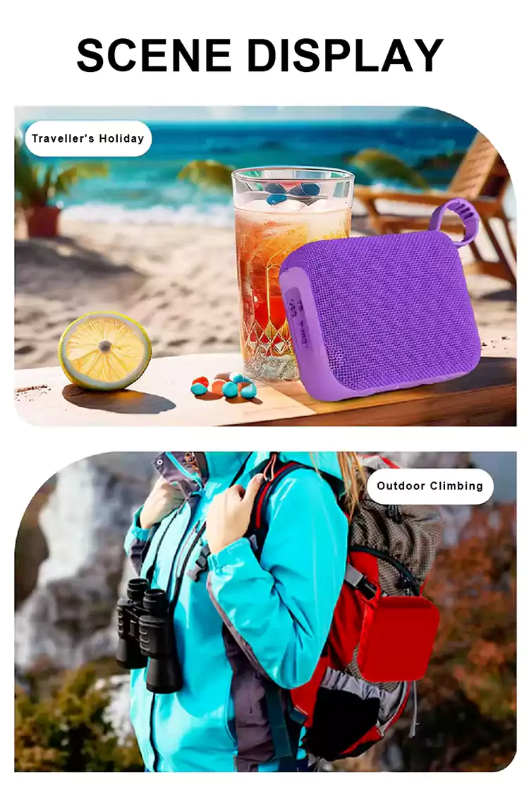 mini waterproof portable bicycle music bluetooth speaker g0416
