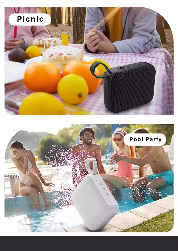 mini waterproof portable bicycle music bluetooth speaker g0417