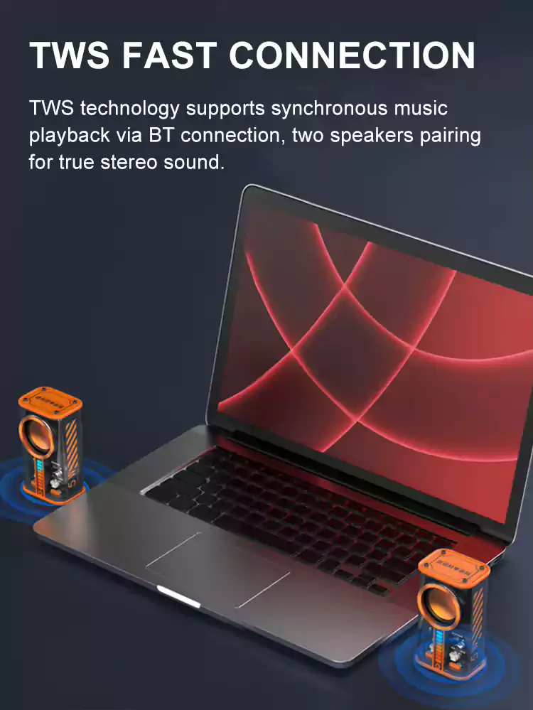 K07 BT Portable Desktop Speaker 12