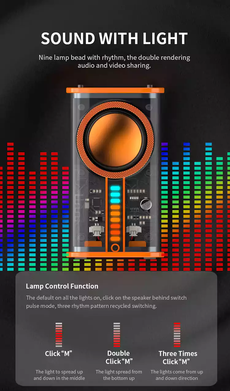 K07 BT Portable Desktop Speaker 15