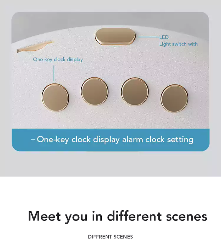 wholesale ai smart beauty mirror wireless charging bluetooth speakers q624