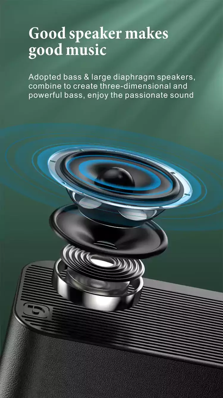 new desktop clock alarm clock wireless speaker s1616