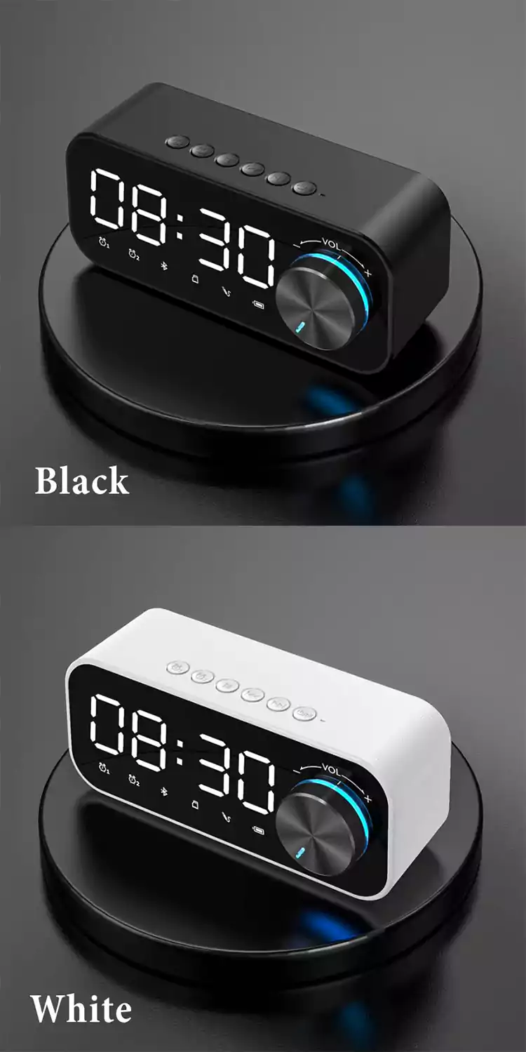 new desktop clock alarm clock wireless speaker s1622