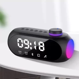 rgb subwoofe alarm clock wireless speaker s18