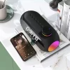 rgb subwoofe alarm clock wireless speaker s1803
