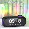 rgb subwoofe alarm clock wireless speaker s1804