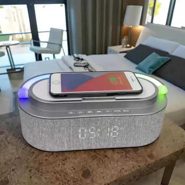 wholesale light wireless charger speaker s30502