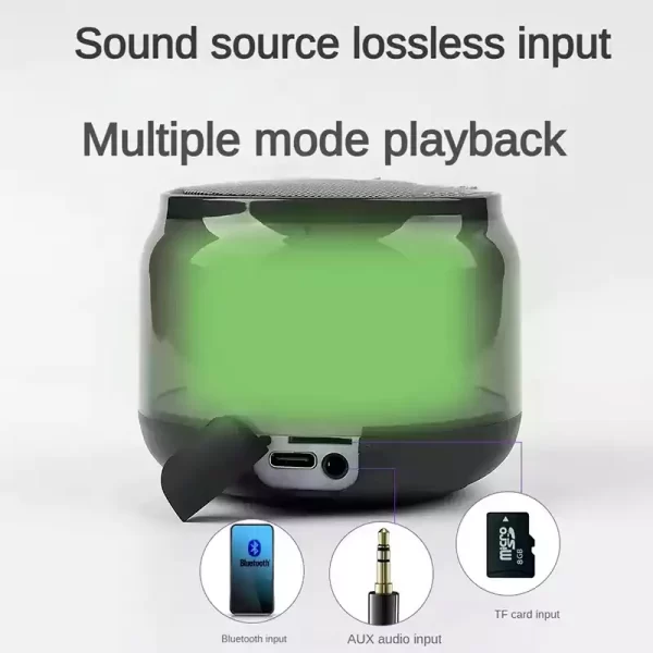 Mini Rgb Smart Portable Gaming Colorful Led Speaker s50003