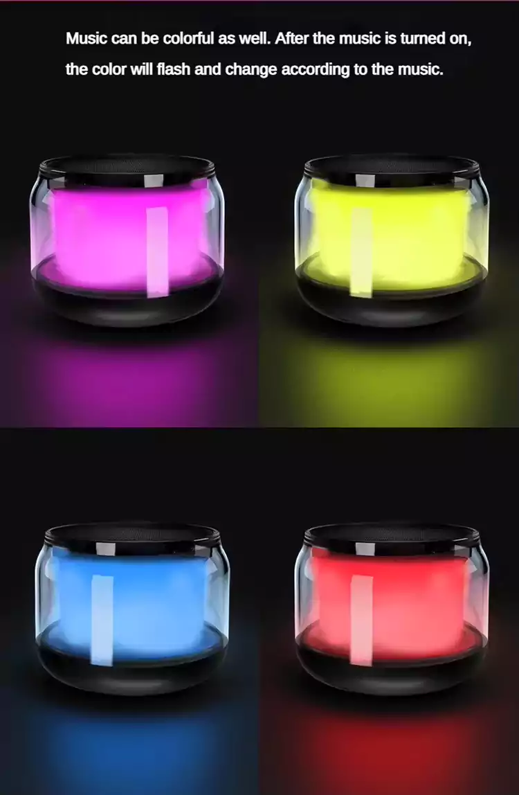 Mini Rgb Smart Portable Gaming Colorful Led Speaker s50013