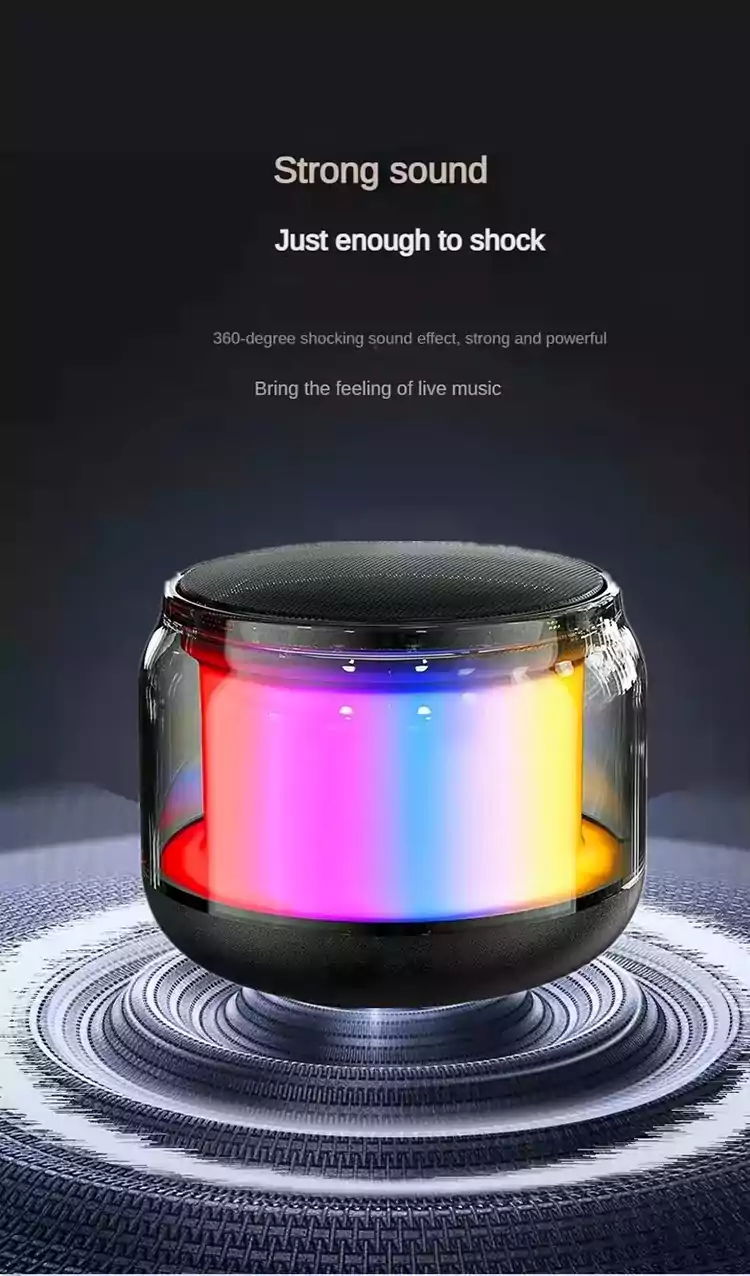 Mini Rgb Smart Portable Gaming Colorful Led Speaker s50014