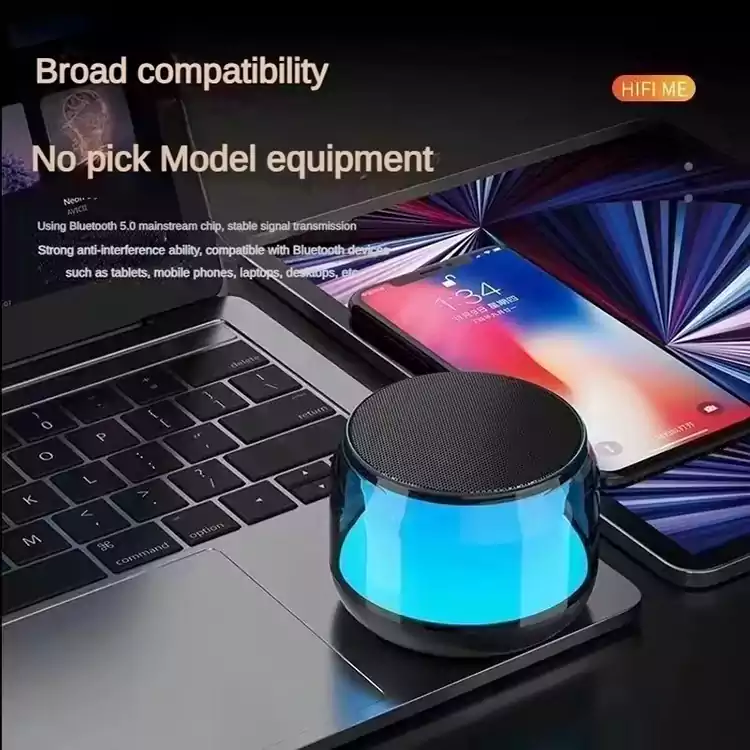 Mini Rgb Smart Portable Gaming Colorful Led Speaker s50015