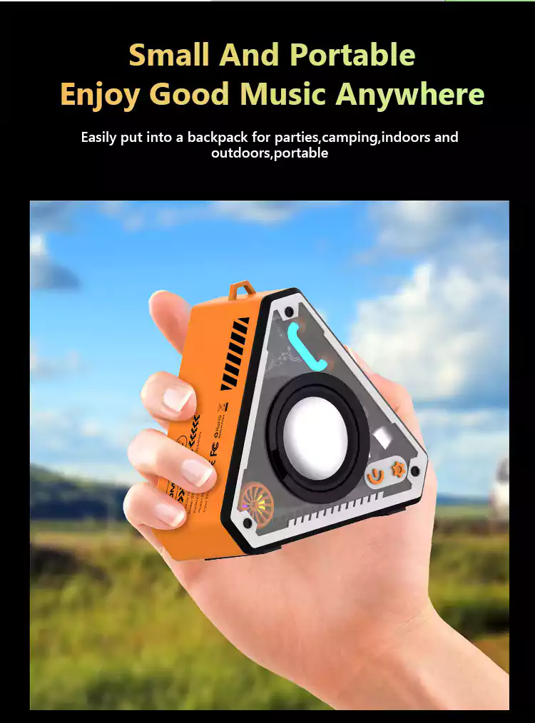 V2 Mecha Mini Wireless BT Speaker 12