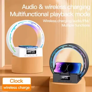 l35 rgb wireless charging bluetooth speaker