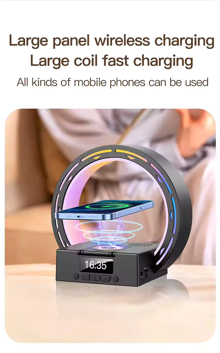 l35 rgb wireless charging bluetooth speaker 12