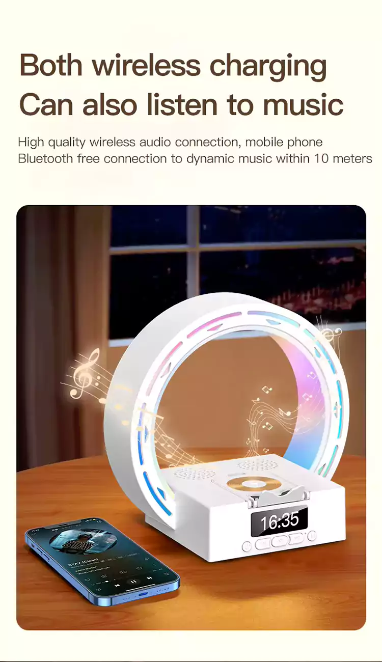 l35 rgb wireless charging bluetooth speaker 13