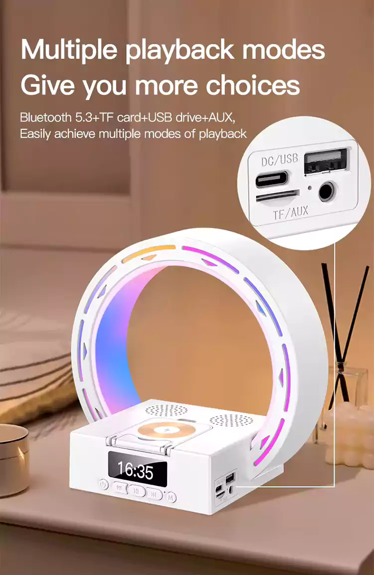 l35 rgb wireless charging bluetooth speaker 14