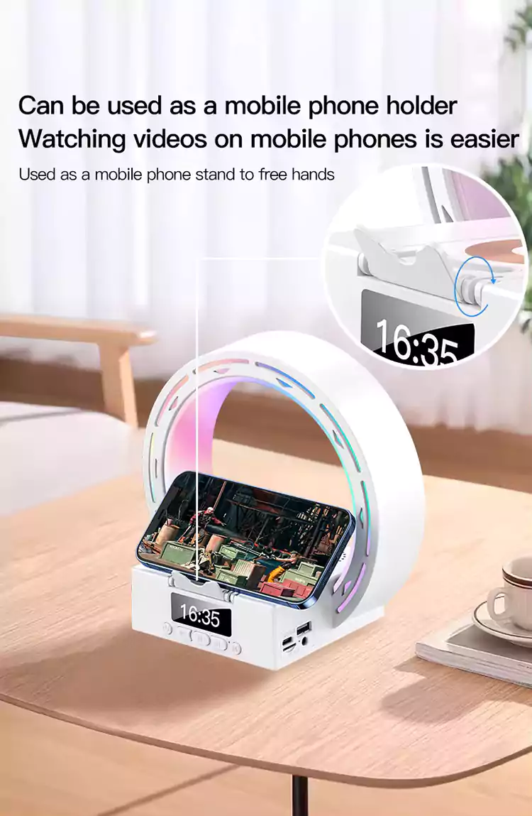 l35 rgb wireless charging bluetooth speaker 15