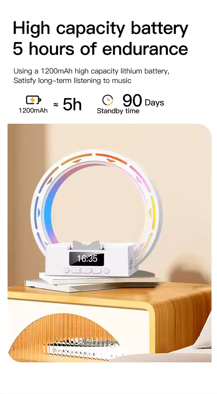 l35 rgb wireless charging bluetooth speaker 17