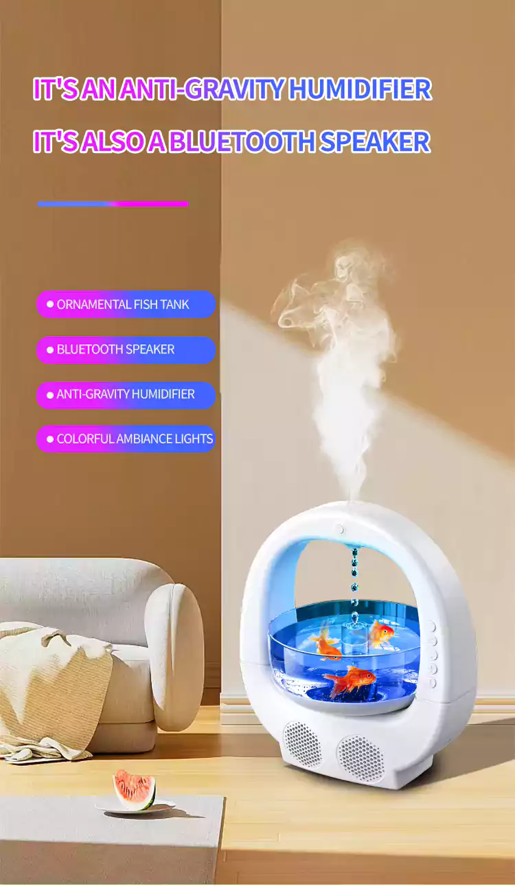 wholesale rgb luxury speaker humidifier 11