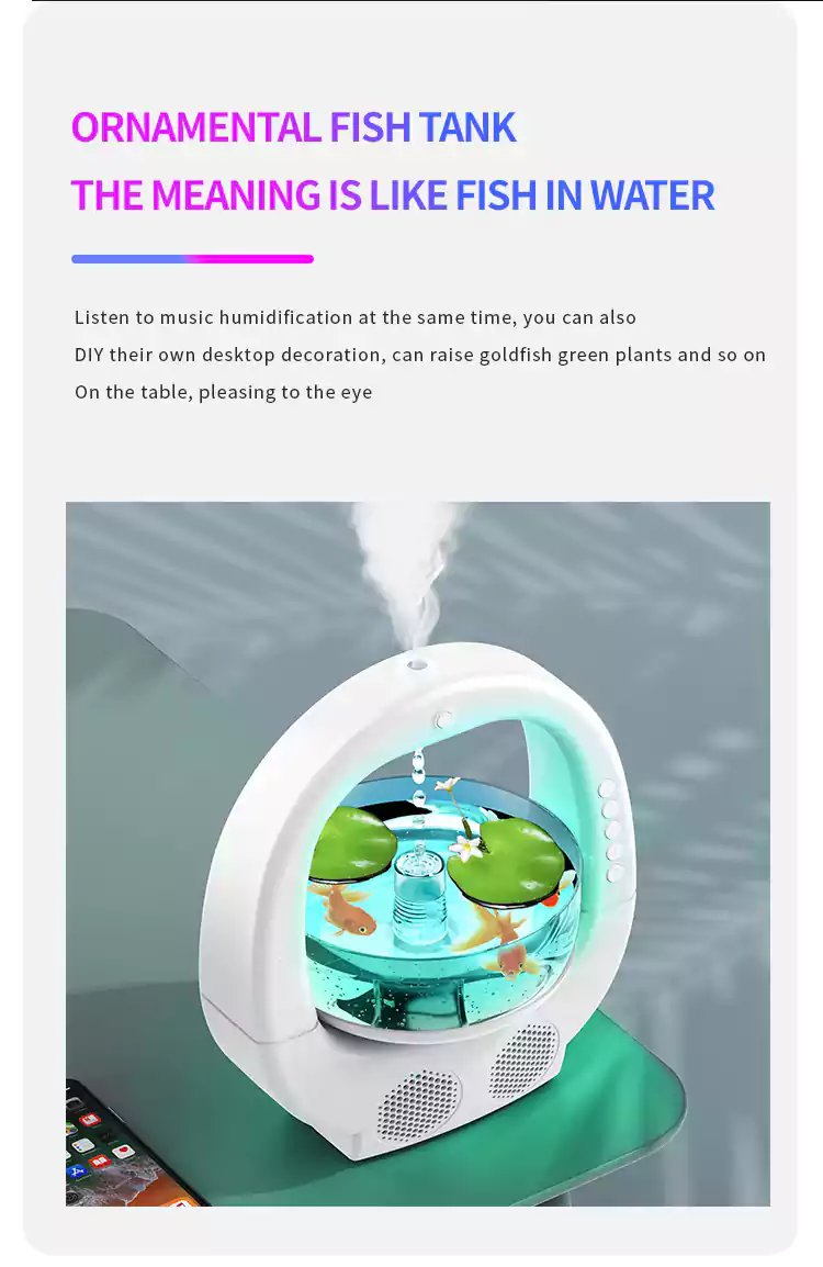 wholesale rgb luxury speaker humidifier 15