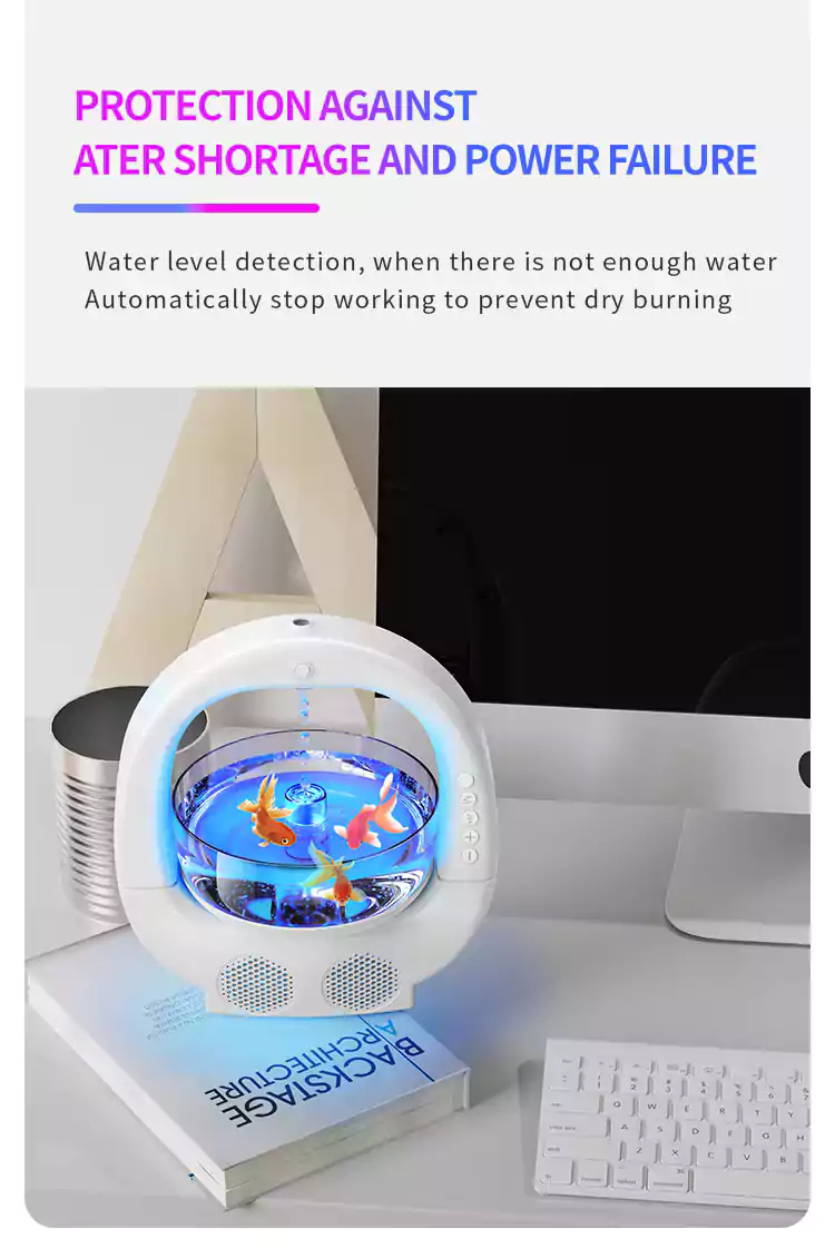 wholesale rgb luxury speaker humidifier 17