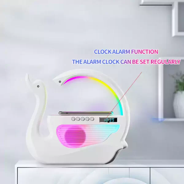 wholesale bluetooth speakers wireless charging clock humidifier 06