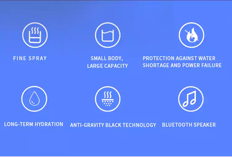 wholesale anti-gravity bluetooth speaker humidifier 12