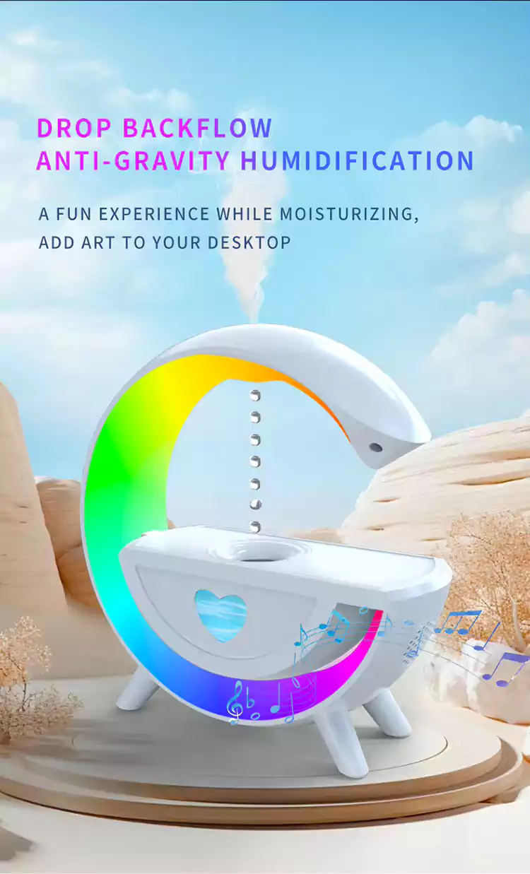 wholesale anti-gravity bluetooth speaker humidifier 14