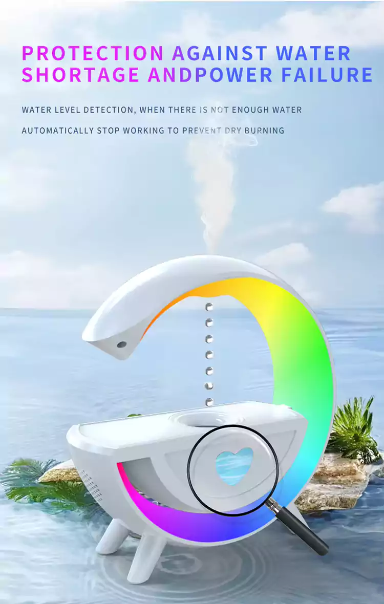 wholesale anti-gravity bluetooth speaker humidifier 16