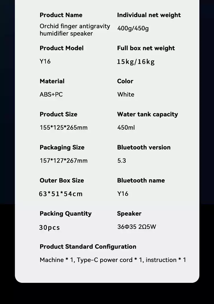 wholesale wireless speaker humidifier 23