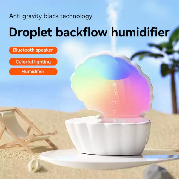 wholesale seashells humidifier bluetooth speaker 02