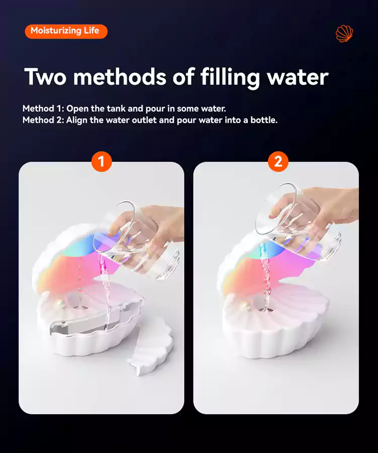 wholesale seashells humidifier bluetooth speaker 16