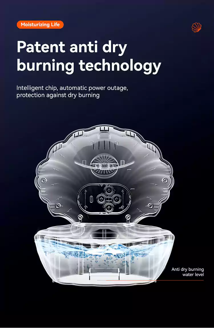 wholesale seashells humidifier bluetooth speaker 17