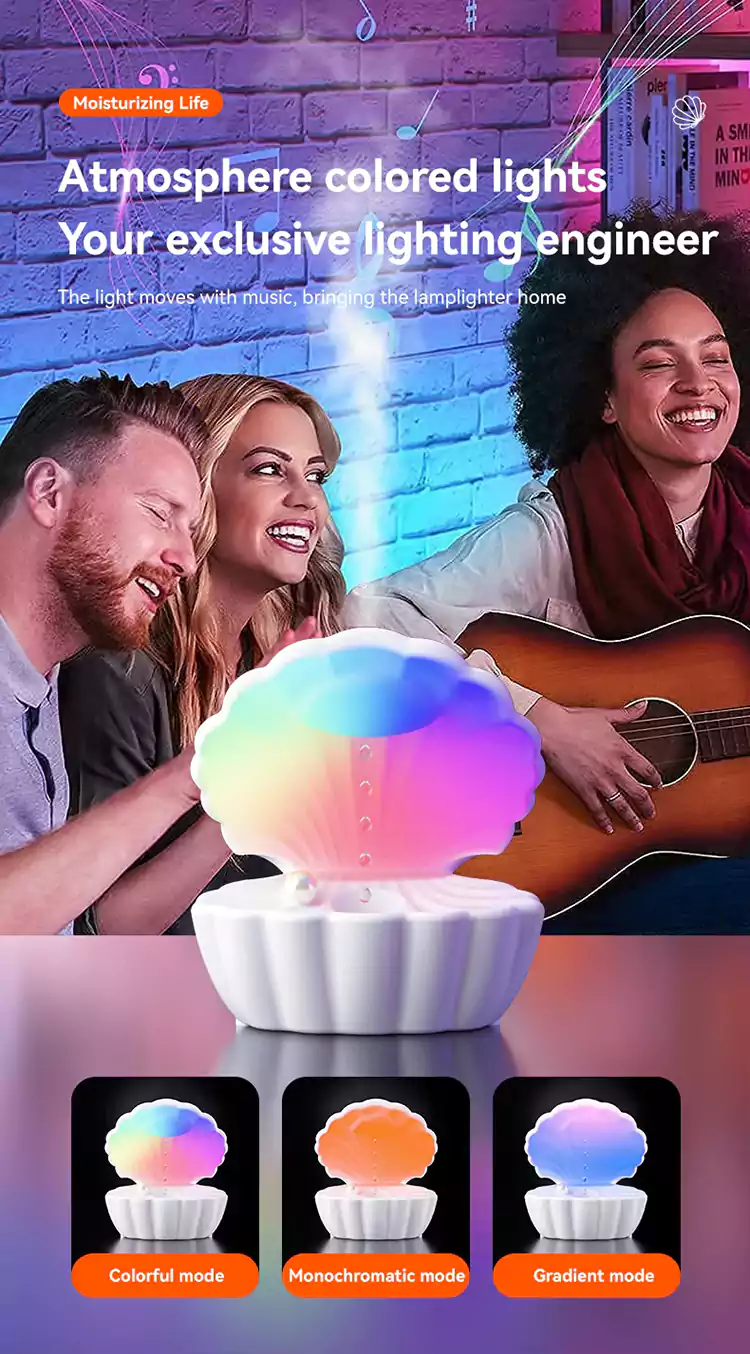 wholesale seashells humidifier bluetooth speaker 18