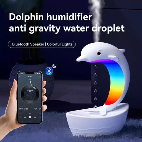 2025 wholesale dolphin diffuser humidifier speaker 02