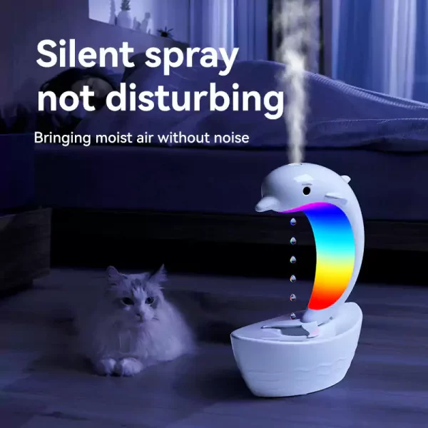 2025 wholesale dolphin diffuser humidifier speaker 03