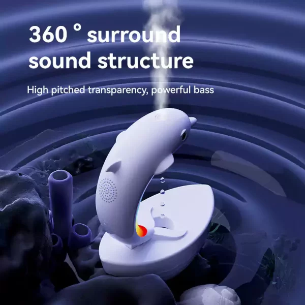 2025 wholesale dolphin diffuser humidifier speaker 05