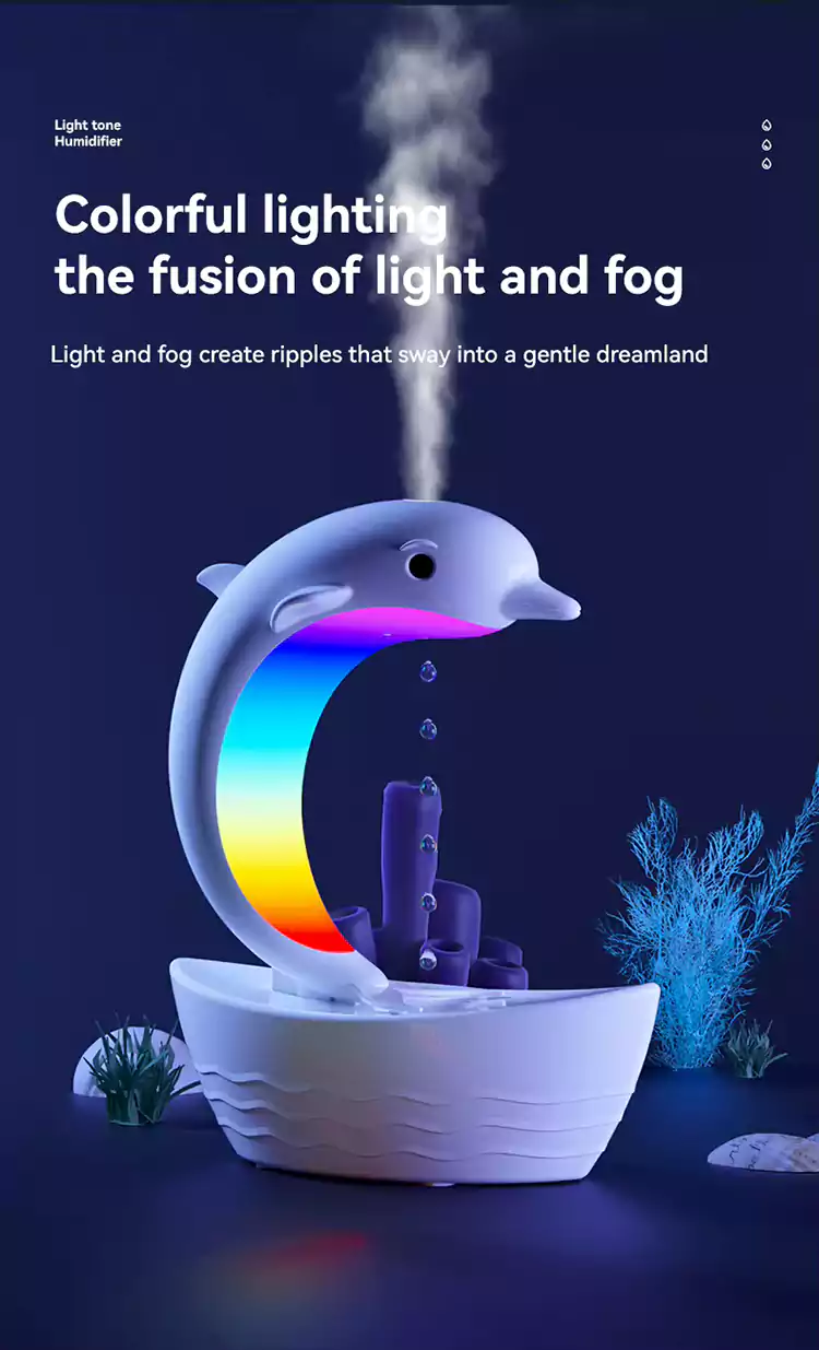 2025 wholesale dolphin diffuser humidifier speaker 13
