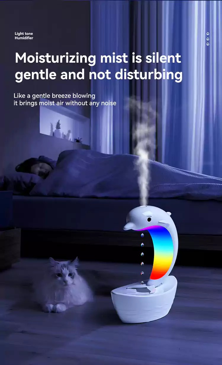 2025 wholesale dolphin diffuser humidifier speaker 14