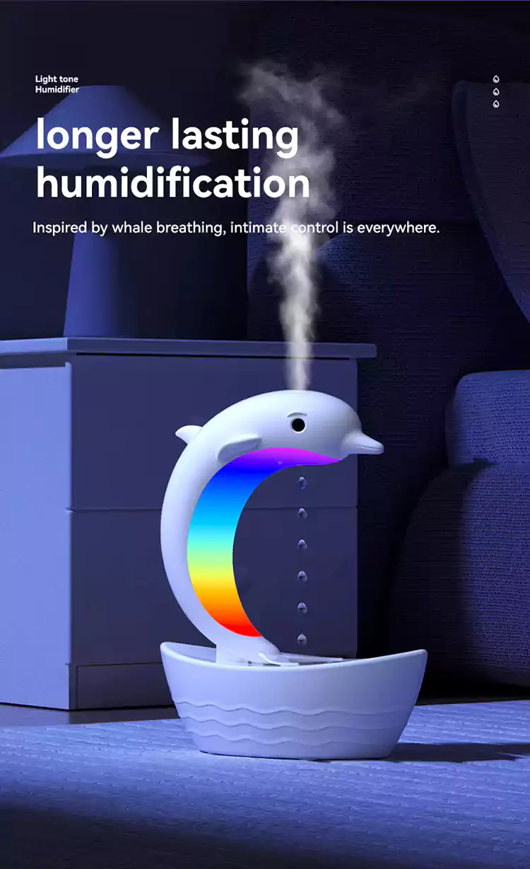 2025 wholesale dolphin diffuser humidifier speaker 15