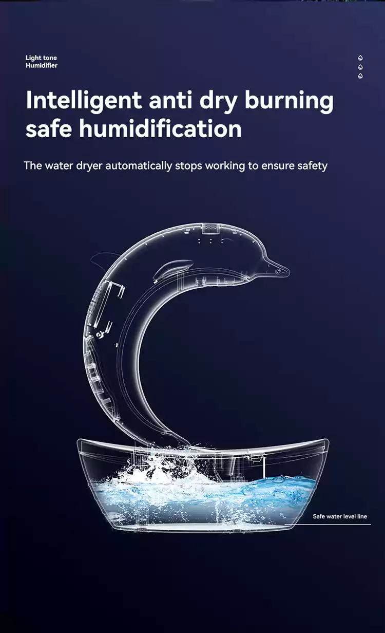 2025 wholesale dolphin diffuser humidifier speaker 19
