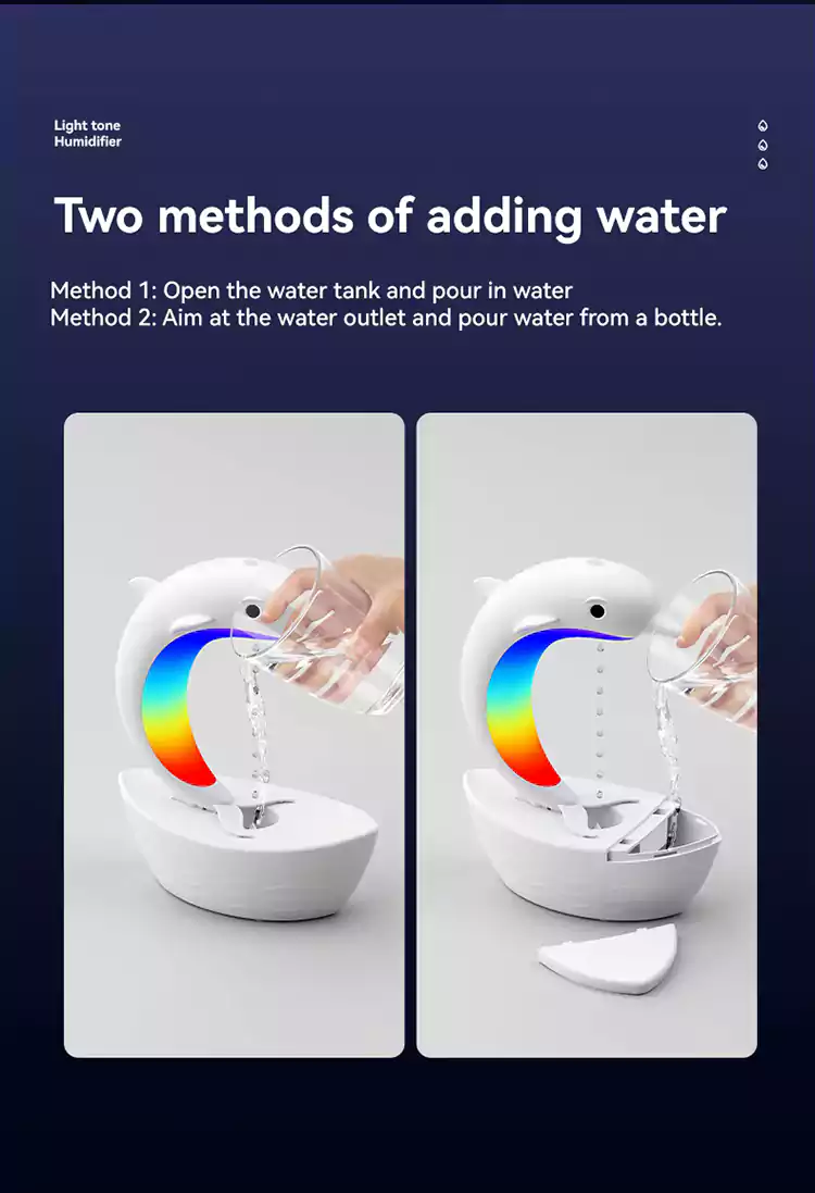 2025 wholesale dolphin diffuser humidifier speaker 21
