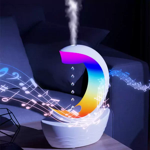 wholesale moon shape humidifier bluetooth speaker 04