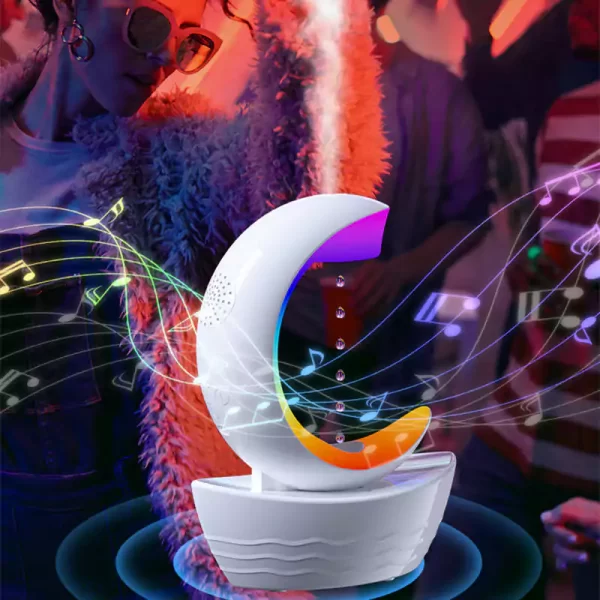 wholesale moon shape humidifier bluetooth speaker 05