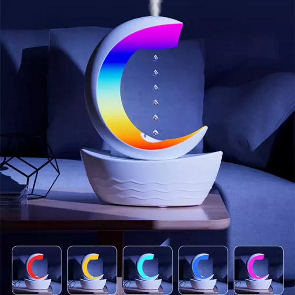 wholesale moon shape humidifier bluetooth speaker 06
