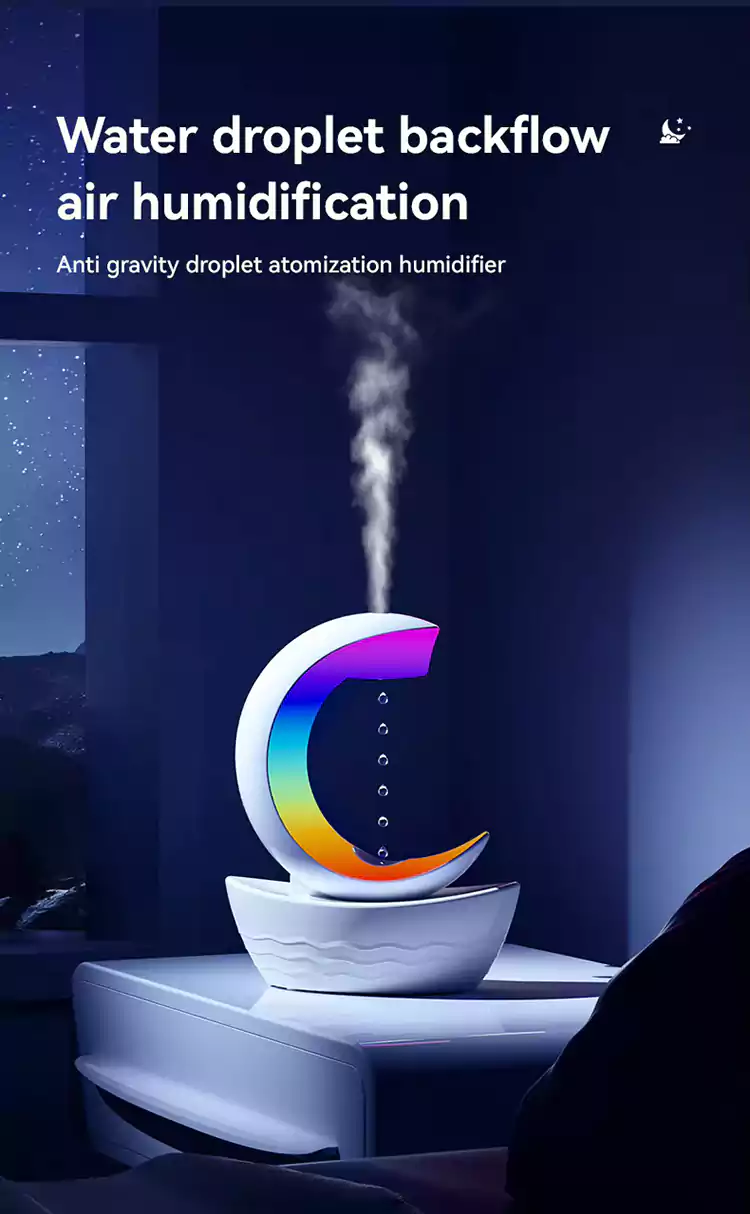 wholesale moon shape humidifier bluetooth speaker 13